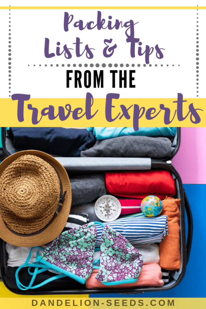 Packing List and Tips from the Travel Experts - Dandelion Seeds